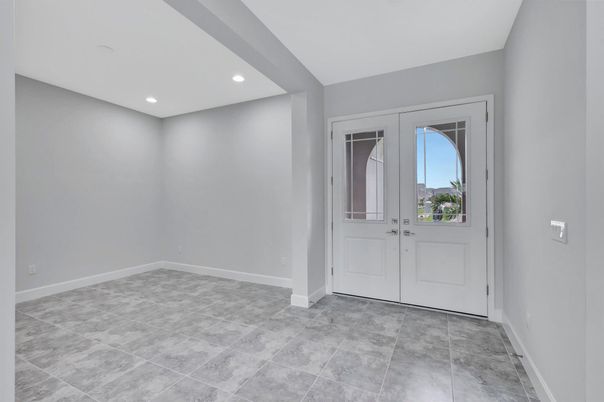 Empty room, Interior, Recessed Lighting