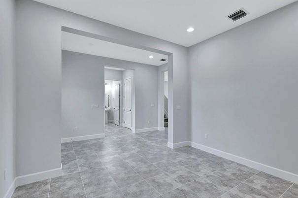 Empty room, Interior, Recessed Lighting