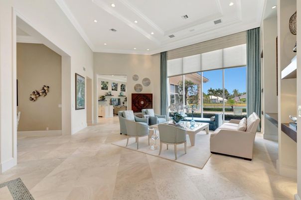 Interior, Living room, Recessed Lighting