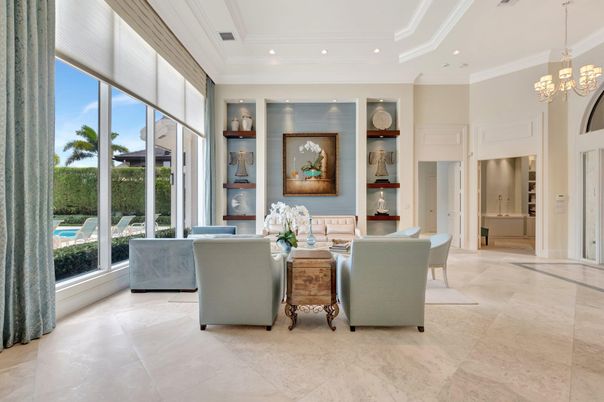Chandelier, Interior, Living room, Recessed Lighting