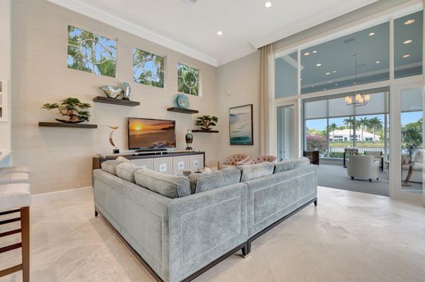 Interior, Living room, Pendant Lights, Recessed Lighting