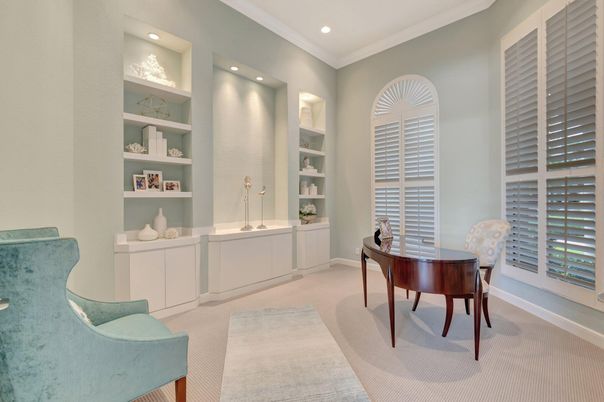 Home Office, Interior, Recessed Lighting