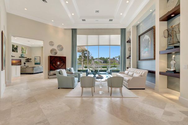 Interior, Living room, Recessed Lighting