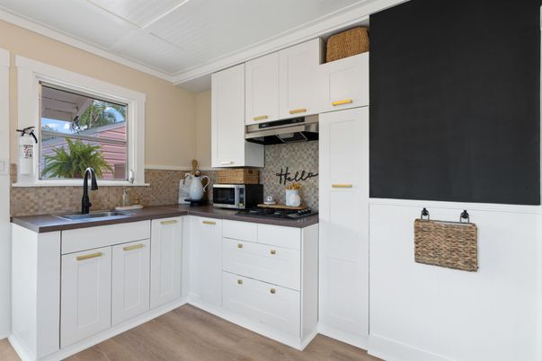 Interior, Kitchen, Wood Texture Flooring