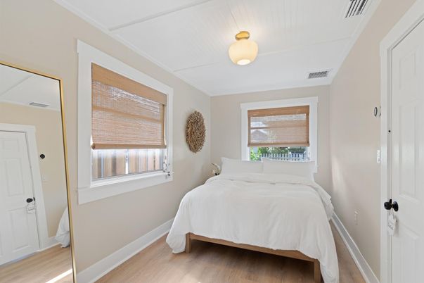 Bedroom, Interior, Wood Texture Flooring