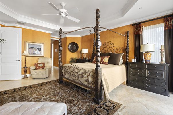 Bedroom, Interior, Recessed Lighting