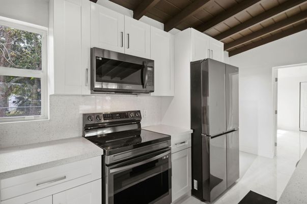 Interior, Kitchen, Stainless Steel Appliances, Wooden Beams, Wooden Ceilings