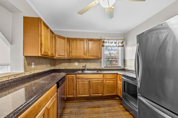Interior, Kitchen, Wood Texture Flooring