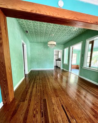 Empty room, Interior, Wood Texture Flooring