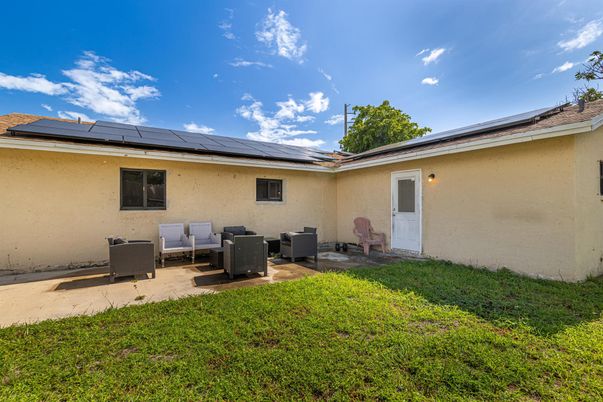Backyard, Exterior, Solar Panels