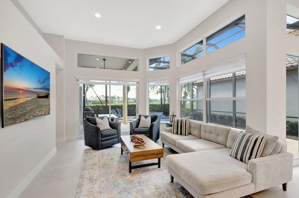 Interior, Living room, Recessed Lighting