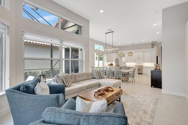 Dining room, Interior, Kitchen, Living room, Pendant Lights, Recessed Lighting