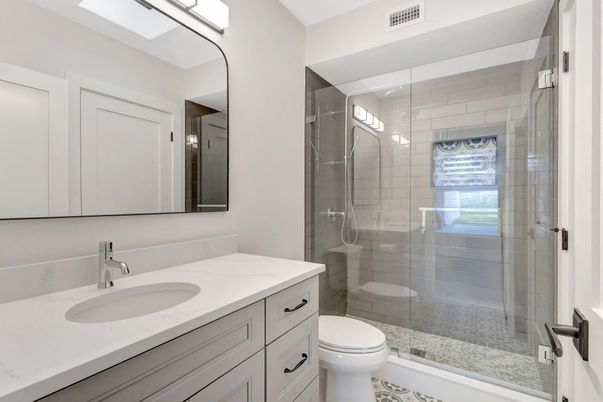 Bathroom, Glass Shower, Interior