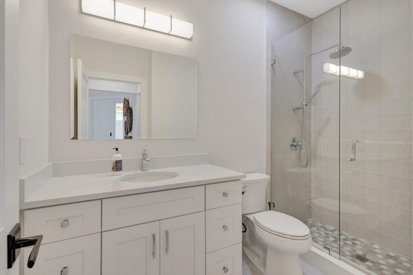 Bathroom, Glass Shower, Interior