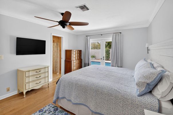 Bedroom, Interior, Wood Texture Flooring