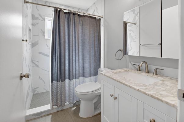 Bathroom, Interior, Marble Walls