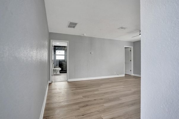 Bathroom, Empty room, Interior, Wood Texture Flooring