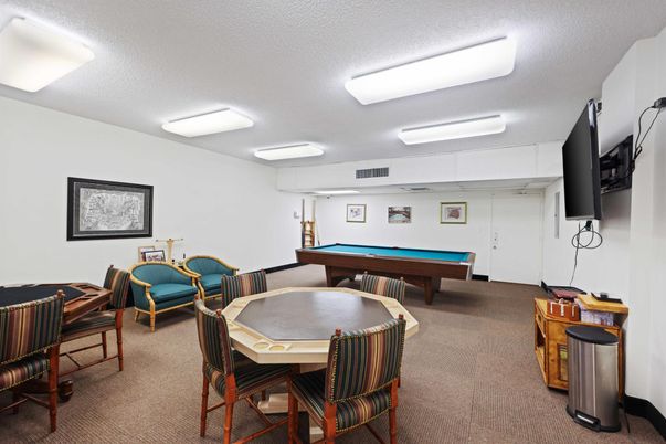 Billiard Table, Game Room, Interior