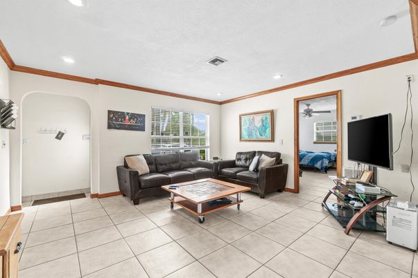 Interior, Living room, Recessed Lighting