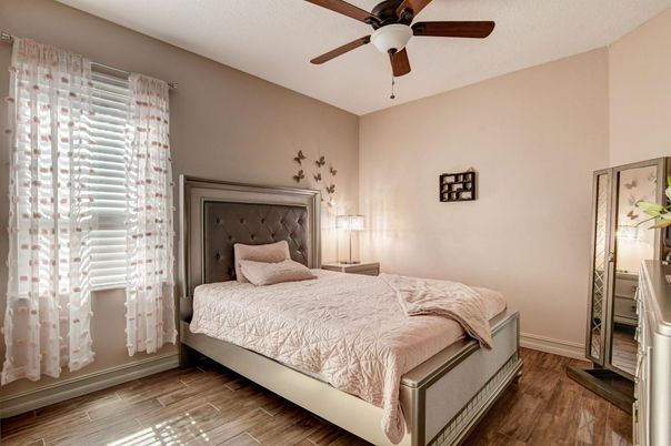 Bedroom, Interior, Wood Texture Flooring