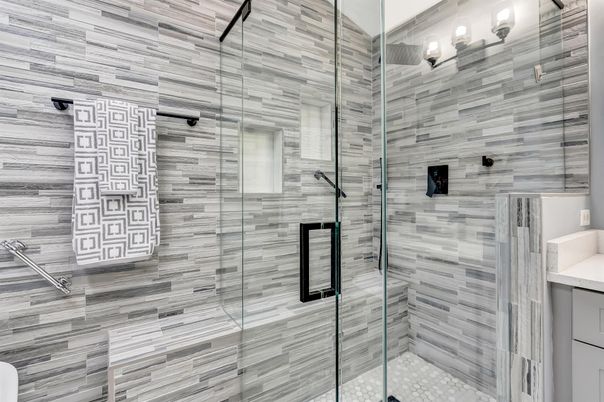 Bathroom, Glass Shower, Interior