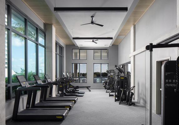 Fitness Equipment, Gym, Interior