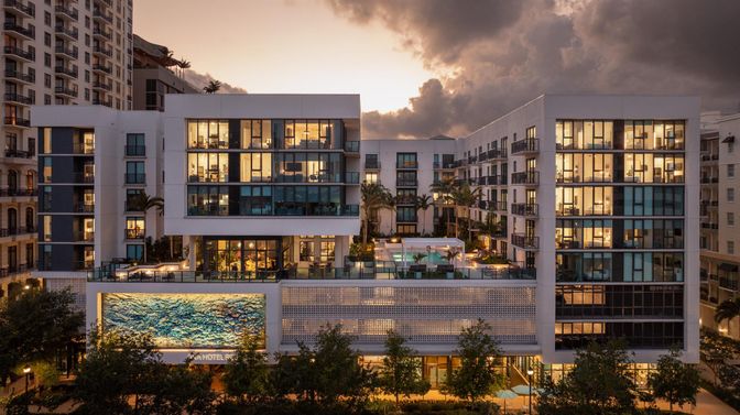 Exterior, Facade, Condo Building