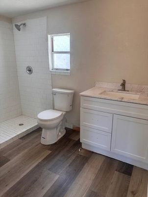 Bathroom, Interior, Wood Texture Flooring