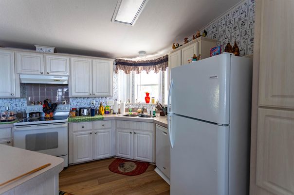 Interior, Kitchen, Wood Texture Flooring