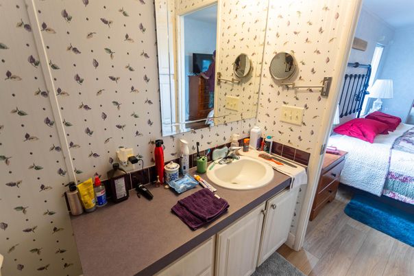 Bathroom, Bedroom, Interior, Wood Texture Flooring
