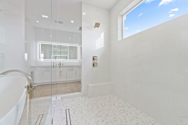 Bathroom, Interior, Recessed Lighting