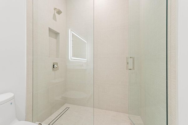 Bathroom, Glass Shower, Interior