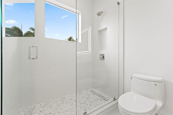 Bathroom, Glass Shower, Interior