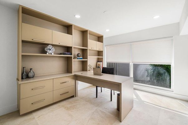 Home Office, Interior, Recessed Lighting