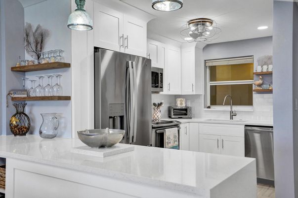 Interior, Kitchen, Recessed Lighting, Stainless Steel Appliances