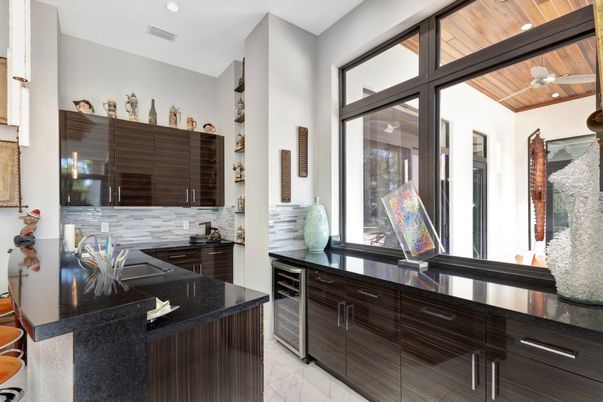 Interior, Kitchen, Marble, Recessed Lighting