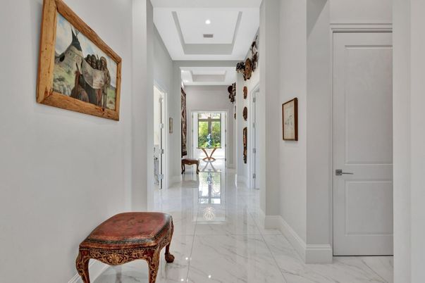 Interior, Marble, Recessed Lighting