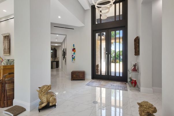 Interior, Marble, Recessed Lighting