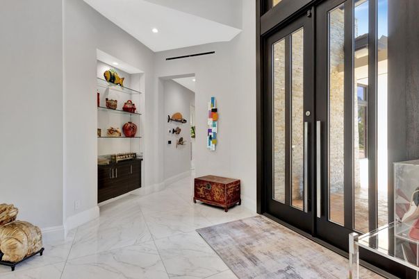 Interior, Marble, Recessed Lighting