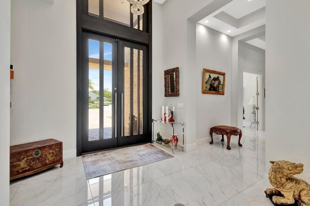 Interior, Marble, Recessed Lighting