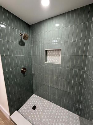 Bathroom, Interior, Recessed Lighting