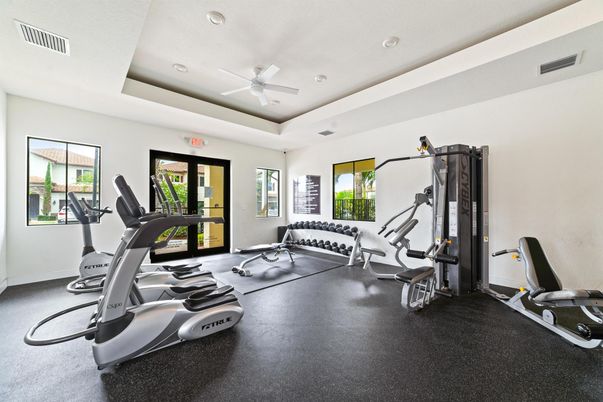 Fitness Equipment, Interior, Recessed Lighting
