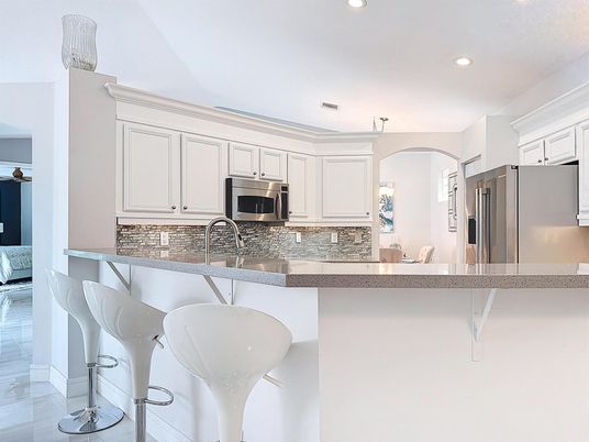 Interior, Kitchen, Recessed Lighting, Stainless Steel Appliances
