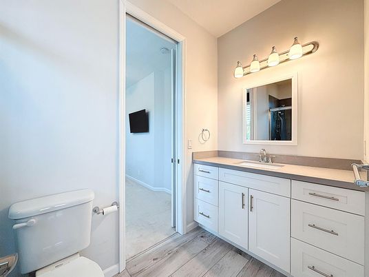 Bathroom, Interior, Wood Texture Flooring