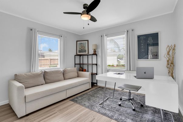 Home Office, Interior, Wood Texture Flooring