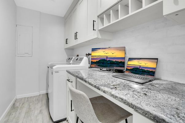 Interior, Washer, Water, Wood Texture Flooring