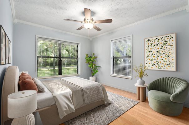 Bedroom, Interior, Wood Texture Flooring