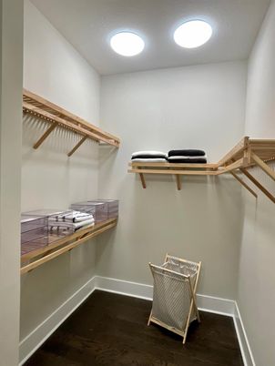 Interior, Recessed Lighting, Walk-in Closets, Wood Texture Flooring