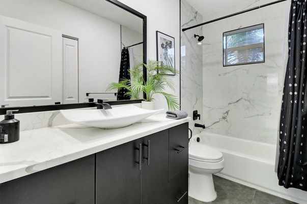 Bathroom, Interior, Marble Walls