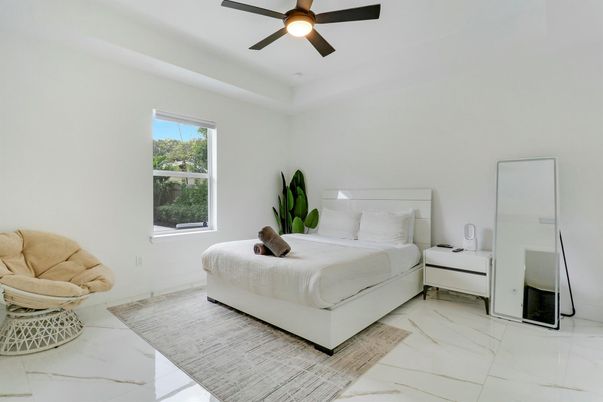 Bedroom, Interior, Marble